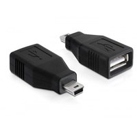 Delock USB adapter - USB-Adapter - USB (W) zu mini-USB Typ B (M)