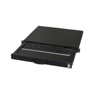 Aixcase AIX-19K1UKDETB-B - Tastatur - rack-montierbar -...