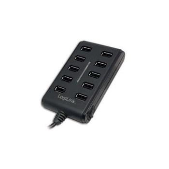 LogiLink USB 2.0 Hub 10-Port - Hub - 10 x USB 2.0