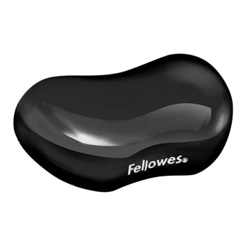 Fellowes Gel Crystals Flex Rest - Handgelenkkissen - Schwarz