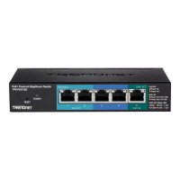 TRENDnet TPE TG50ES - Switch - Smart - 5 x 10/100/1000 (PoE+)