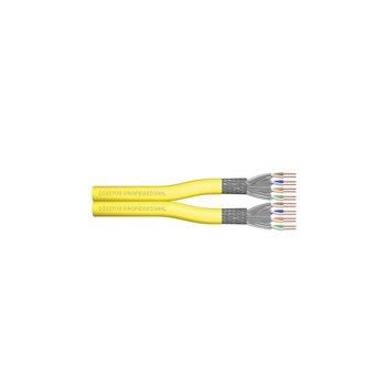 DIGITUS Verlegekabel Cat7a S/FTP duplex 500m gelb AWG22/1 Speditionsversand - Verlegekabel - Netzwerk