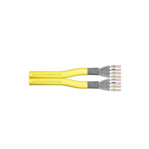 DIGITUS Verlegekabel Cat7a S/FTP duplex 500m gelb AWG22/1 Speditionsversand - Verlegekabel - Netzwerk