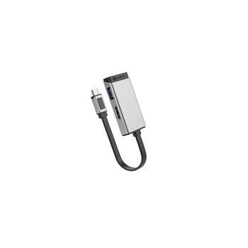 Alogic Adapter 2 in 1 USB-C -> HDMI/USB-A - Adapter - Digital/Daten