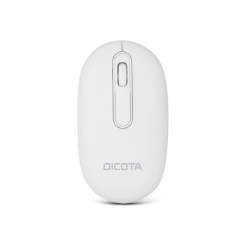 Dicota DESKTOP - Maus - rechts- und linkshändig - optisch - 3 Tasten - kabellos - 2.4 GHz, Bluetooth - kabelloser Empfänger (USB)