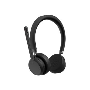 Lenovo headphones with microphone - on-ear - wireless