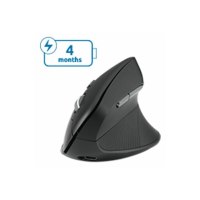 Kensington Pro Fit Ergo MY360 EQ - Maus - wiederaufladbar - ergonomisch - 5 Tasten - kabellos - 2.4 GHz, Bluetooth - kabelloser Empfänger (USB)