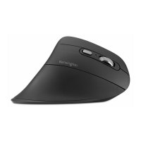 Kensington Pro Fit Ergo MY360 EQ - Maus - wiederaufladbar - ergonomisch - 5 Tasten - kabellos - 2.4 GHz, Bluetooth - kabelloser Empfänger (USB)