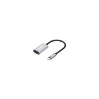 Manhattan USB-C auf HDMI-Adapter 4K 60Hz Alu Space grau - Digital/Daten