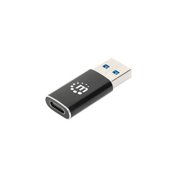 Manhattan USB-A auf USB-C Adapter USB 3.2 Gen 2 10Gbps - Adapter