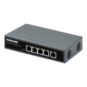 Intellinet Switch - unmanaged - 4 x 10/100/1000 (PoE++)