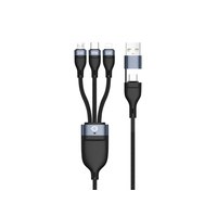 Conceptronic Kabel USB-C/A 3.0 -> 3-in-1 60W 1.50m 480Mbps - Kabel - Digital/Daten