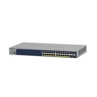 Netgear Smart GS728TPP - Switch - L3 Lite - Smart - 24 x 10/100/1000 (PoE+)