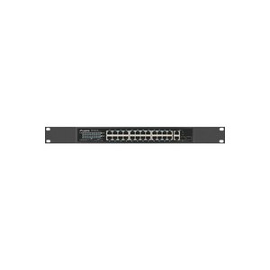 Lanberg Switch rack 19" PoE+ 24x 100Mb PoE+/2x SFP ETHERNET 360W - Switch - Ethernet