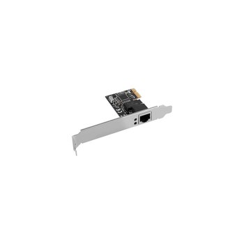 Lanberg PCE-1GB-201 - Eingebaut - Verkabelt - PCI Express - Ethernet - 1000 Mbit/s - Schwarz