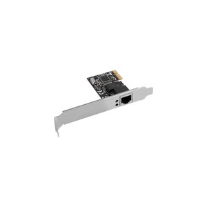 Lanberg PCE-1GB-201 - Eingebaut - Verkabelt - PCI Express - Ethernet - 1000 Mbit/s - Schwarz