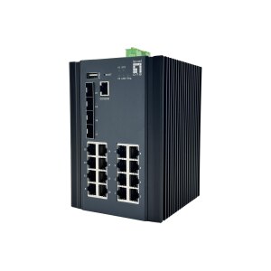 LevelOne Switch 20x GE IGU-2071 16x 1GbE 4x 2.5GbE SFP bk