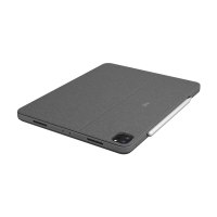 Logitech Combo Touch - Tastatur und Foliohülle - mit Trackpad - hinterleuchtet - Apple Smart connector - QWERTZ - Deutsch - Graphite - für Apple 11-inch iPad Pro (M4)