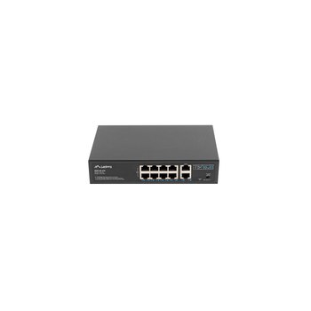 Lanberg RSFE-8P-2GE-120 - Unmanaged - Gigabit Ethernet (10/100/1000) - Power over Ethernet (PoE) - Rack-Einbau - 1U