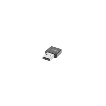 Lanberg NC-0300-WI - Kabellos - USB - 2400 Mbit/s - Schwarz