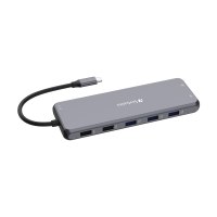 Verbatim CMH 13 - Hub - 2 x HDMI + 2 x USB-C (alimentazione)