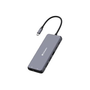 Verbatim Hub - 2 x HDMI + 1 x VGA + 7 x USB + 1 x 1...