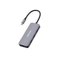 Verbatim CMH 09 - Hub - 1 x HDMI + 2 x USB-C 3.2 Gen 2 + 3 x USB 3.2 Gen 1 + 1 x 1 Gigabit Ethernet