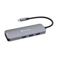 Verbatim CMH 08 - Hub - 1 x HDMI + 1 x USB-C (alimentazione)