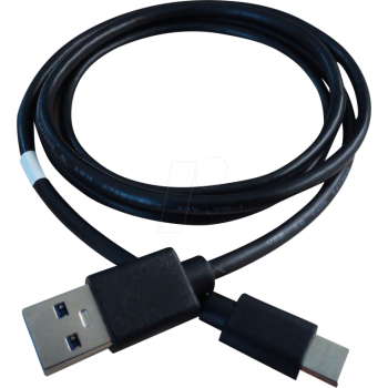 Nanoxia USB 2.0 to USB-C 1.0m black - Cables - Digital/Data