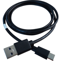 Nanoxia Kabel USB 2.0 auf USB-C 1.0m schwarz - Kabel - Digital/Daten