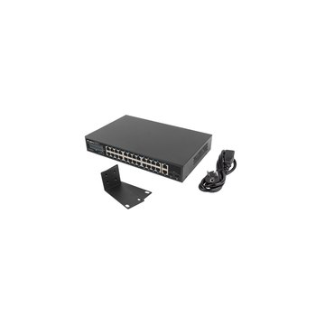 Lanberg !Switch 24x1GB POE+ 2xGB RSGE-24P - Switch - 1 Gbps