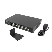 Lanberg !Switch 24x1GB POE+ 2xGB RSGE-24P - Switch - 1 Gbps