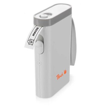 Peach Etikentendrucker PE110 weiß - Drucker - Thermotransferdruck