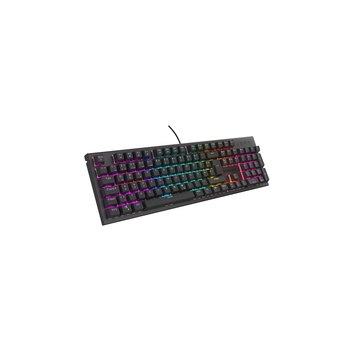 natec Gaming Tastatur THOR 303 silent kabelgeb. DE - Tastiera