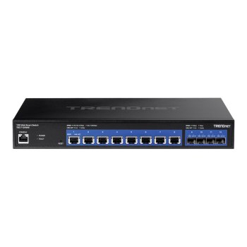 TRENDnet TEG 7124WS - Switch - Smart - 8 x 10GBase-T + 4 x 10 Gigabit SFP+