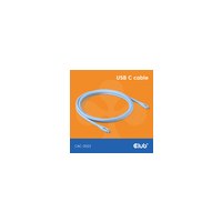 Club 3D Lifestyle USB-C Kabel PD 240W 20Gbps 2m blau St/St retail - Kabel - Digital/Daten