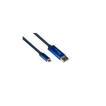 Good Connections 4812-CSF015B 1.5m Adapterkabel USB-C - 1,5 m - USB Typ-C - DisplayPort - Männlich - Männlich - Gerade