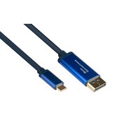 Good Connections 4812-CSF015B 1.5m Adapterkabel USB-C - 1,5 m - USB Typ-C - DisplayPort - Männlich - Männlich - Gerade