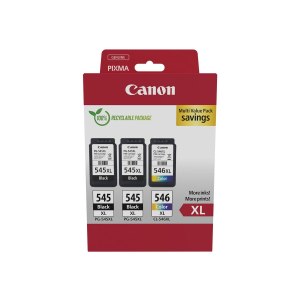 Canon PG-545XL x2 / CL-546XL Multi Pack - 3-pack - high...