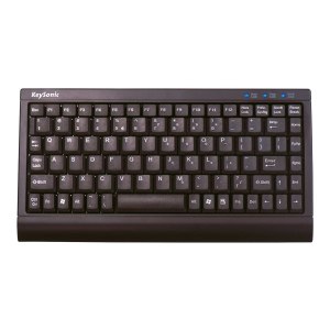 KeySonic ACK-595 C+ - Tastatur - PS/2, USB - mattschwarz