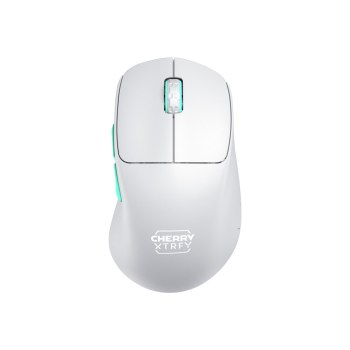 Cherry Xtrfy M64 - Maus - ergonomisch - 5 Tasten - kabellos - 2.4 GHz - kabelloser Empfänger (USB)