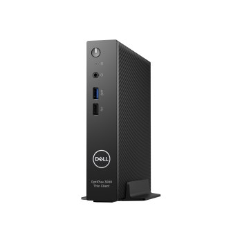 Dell OptiPlex 3000 Thin Client - Thin Client - DTS - 1 x Celeron N5105 / 2 GHz - RAM 8 GB - Flash - eMMC 64 GB - UHD Graphics - 1GbE, Bluetooth, Wi-Fi 6E - WLAN: Bluetooth, 802.11a/b/g/n/ac/ax (Wi-Fi 6E)