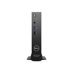 Dell OptiPlex 3000 Thin Client - Thin Client - DTS - 1 x Celeron N5105 / 2 GHz - RAM 8 GB - Flash - eMMC 64 GB - UHD Graphics - 1GbE, Bluetooth, Wi-Fi 6E - WLAN: Bluetooth, 802.11a/b/g/n/ac/ax (Wi-Fi 6E)