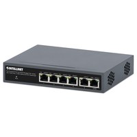 Intellinet PoE-Powered 6-Port Lite Smart Managed PoE+ Switch 4xGbE 2xGbE-Uplink and