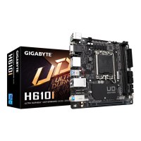 Gigabyte H610I - 1.0 - Motherboard - Mini-ITX - LGA1700-Sockel - H610 Chipsatz - USB 3.2 Gen 1 - Gigabit LAN - Onboard-Grafik (CPU erforderlich)