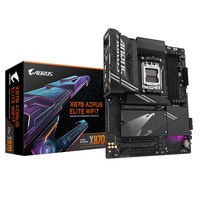 Gigabyte AORUS X870 ELITE WIFI7 - Scheda madre - ATX - Socket AM5 - Chipset AMD X870 - USB-C 3.2 Gen 2x2, USB4, USB 3.2 Gen 1, USB 3.2 Gen 2 - 2.5 Gigabit LAN, Bluetooth, Wi-Fi 6 - Grafica integrata (richiede CPU)