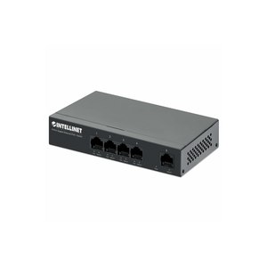 Intellinet 5-Port Gigabit Ethernet PoE+ Switch Vier PSE...