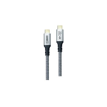 2GO Cavo di ricarica rapida USB-C 100W 10Gbps Thunderbolt 1,2 m - Cavo - Digitale/Dati