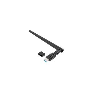 LC-Power NC-1200-WIE - Eingebaut - Kabellos - USB - WLAN - 1200 Mbit/s - Schwarz