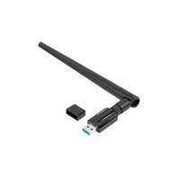 LC-Power NC-1200-WIE - Eingebaut - Kabellos - USB - WLAN - 1200 Mbit/s - Schwarz